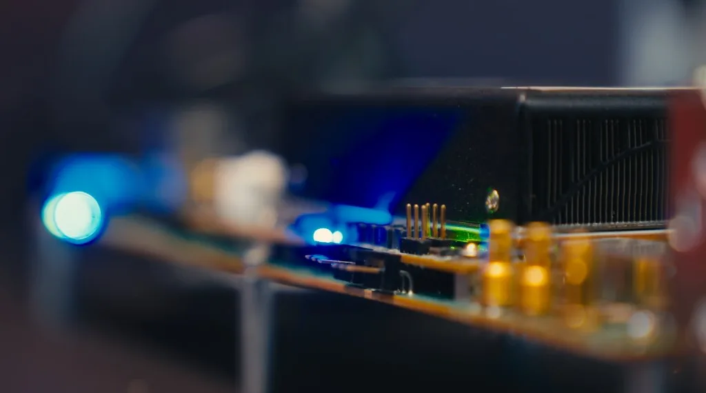 FPGA board close-up