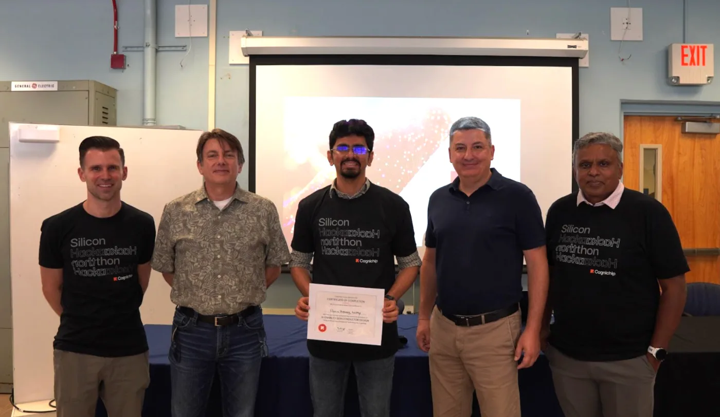 Hackathon winners celebrating