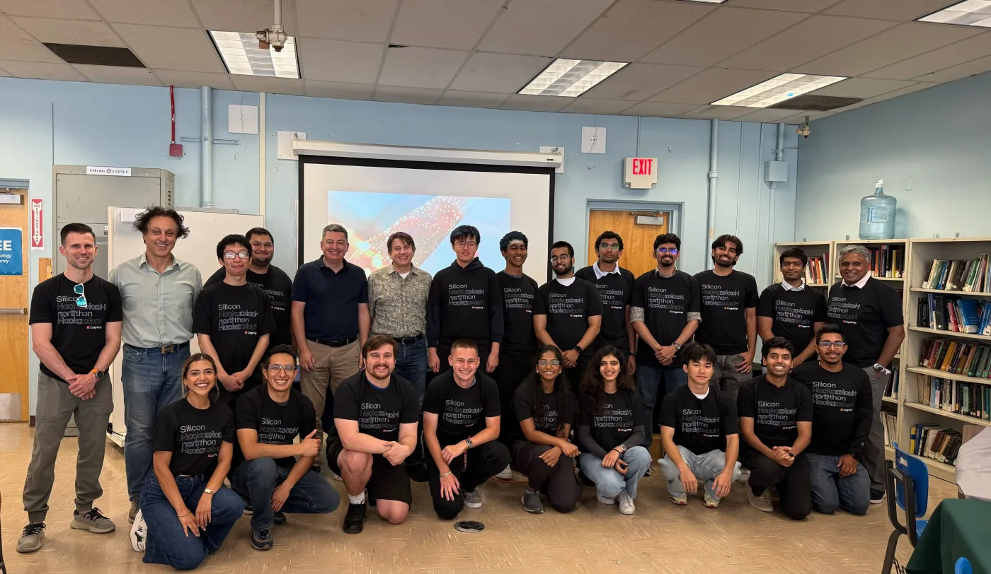 Group photo of hackathon participants